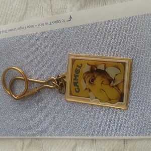 vintage Camel cigarettes( gold color ) key chain 1Sz$34 +  free scarf.